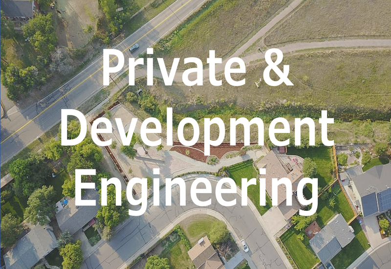 Subdivision with text Civil engineering and surveying services private and development engineering